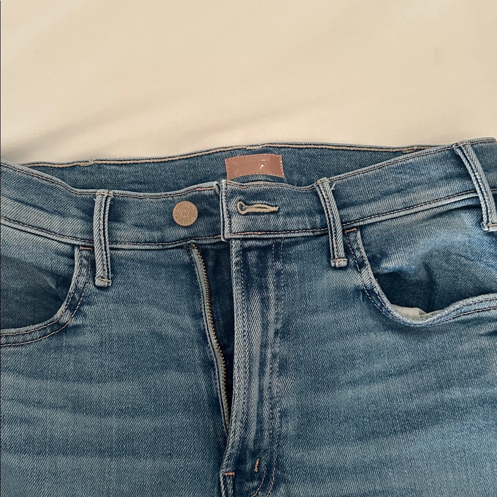 MOTHER The Hustler Ankle Fray in wash One Last Trip, size 27 - Picture 4 of 5
